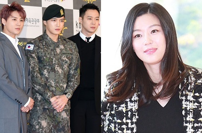 JYJ Reuni, Jun Ji Hyun Tutupi Kehamilan Hadiri Korea Popular Culture and Arts Awards 2015