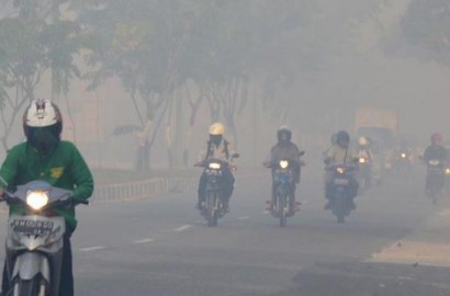 Hujan Tiga hari, Kabut Asap di Sumatera Mulai Menipis