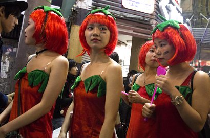 Penduduk Tokyo Jepang Super Total Rayakan Halloween 2015