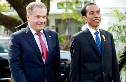 Berkunjung ke Indonesia, Presiden Finlandia Disambut Jokowi