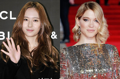 Krystal f(x) Gemeteran Ketemu Aktris 'Spectre' Lea Seydoux