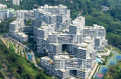 Keren, Gedung-Gedung Ini Tumpang Tindih Satu Sama Lain