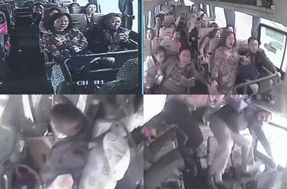 Video Ini Rekam Suasana Penumpang Bus Sebelum Jatuh ke Jurang