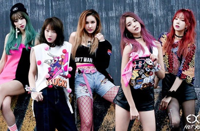 Hani Cs Jadi Montir Seksi Menggoda di Teaser Foto 'Hot Pink' EXID