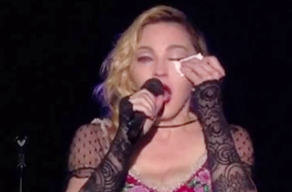 U2 Batalkan Konser, Madonna Nangis di Panggung Gara-Gara Teror di Paris