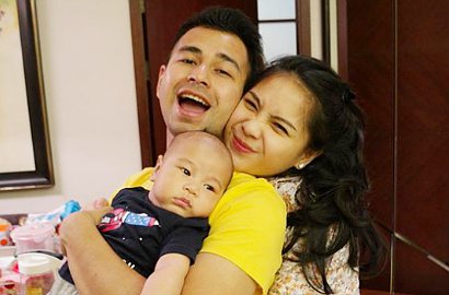 Genap 3 Bulan, Serunya Rafathar Putra Raffi-Gigi Jadi 'Lebah Terbang'