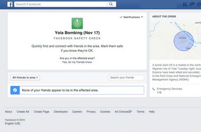 Nigeria Diserang Bom, Facebook Kembali Aktifkan Safety Check