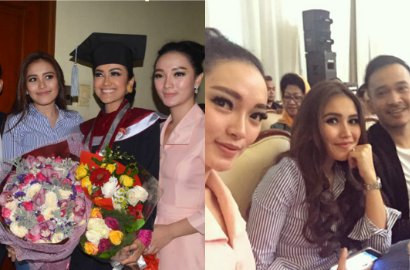 Ayu Ting Ting Kena Kritik Gara-Gara Pakai Celana Sobek di Wisuda Jupe