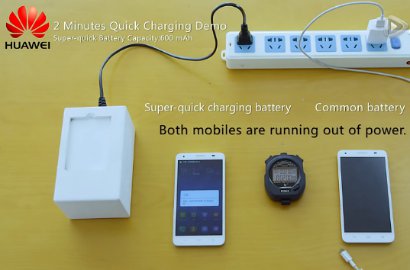 Keren, Charger Baterai Huawei Bisa Isi Baterai 10 Kali Lebih Cepat
