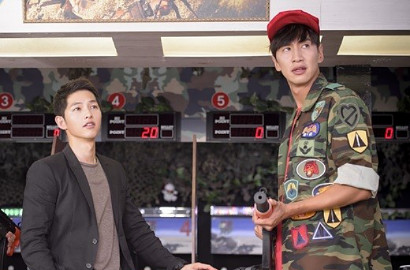Song Joong Ki Kunjungi Lee Kwang Soo di Lokasi Syuting 'Puck'