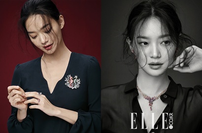 Makin Sensual, Shin Min A Pacar Kim Woo Bin Pamer Punggung Seksi di Iklan Perhiasan