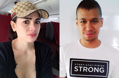 Mesra dengan Samuel Rizal, Belahan Dada Nikita Mirzani Ngintip