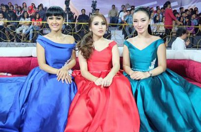 Pakai Gaun Cantik, Ayu Ting Ting Diprotes Gendutan Dibanding Jupe dan Zaskia