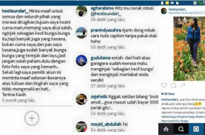 Disindir dan Dihujat Lewat Meme, Pemilik Akun Selfie Injak Bunga Minta Maaf