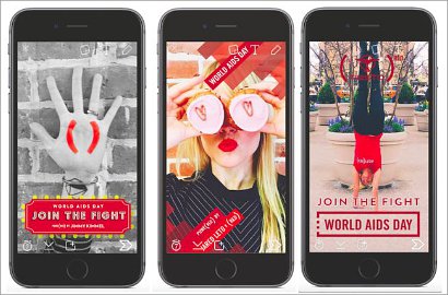 Selfie di Snapchat Sekaligus Jadi Amal untuk Memerangi AIDS