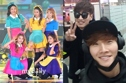 Intip Gaya Red Velvet dan Lee Kwang So Cs ke Hong Kong Hadiri MAMA 2015
