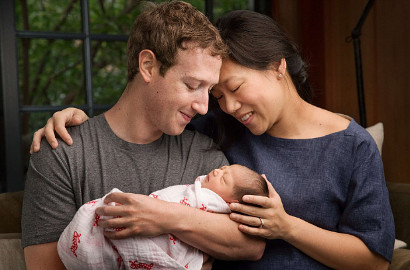 Sambut Kelahiran Anak, Mark Zuckerberg Beri 99 Persen Saham Facebook untuk Amal