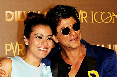 Shahrukh Khan dan Kajol 'Mesra-Mesraan' di London Promosikan Film 'Dilwale'