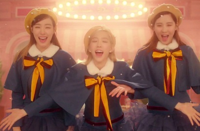 Imut Pakai Seragam, Taetiseo Ketemu Santa Klaus Singa di Teaser MV 'Dear Santa'
