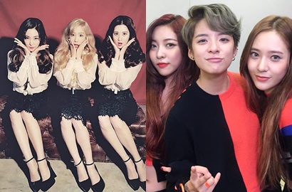 Tae Yeon Pamer Punggung, f(x) Datang Tanpa Victoria di MAMA 2015