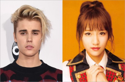 Netter Heboh, Justin Bieber Cium Minami Takahashi AKB48 di Jepang