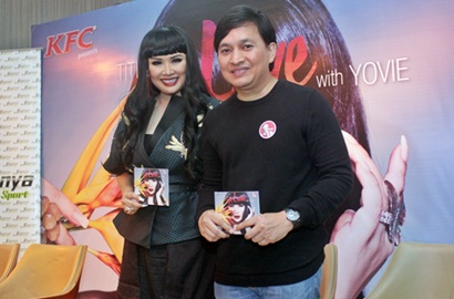 Bawakan Lagu-Lagu Yovie Widianto di Album Baru, Titi DJ Merasa Tertantang