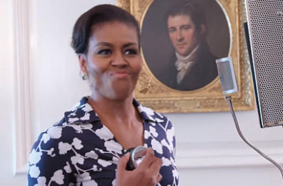 Ajak Anak Muda Kuliah, Michelle Obama Pamer Kemampuan Ngerap