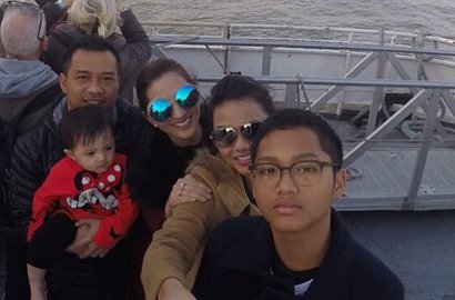 Arsy Ultah, Ashanty dan Anang Hermansyah Gelar Pesta di Amrik