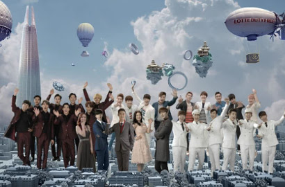 Lotte Rilis MV '2015 LOTTE DUTY FREE' Hadirkan EXO, SuJu, Lee Min Ho Cs