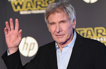 Harrison Ford cs Ramaikan Premiere Film 'Star Wars: The Force Awakens'