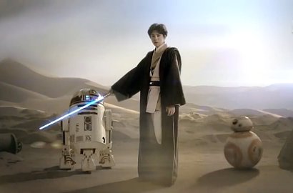 Jadi Duta 'Star Wars: The Force Awakens' di Tiongkok, Ini Aksi Luhan
