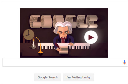 Rayakan Ultah Beethoven ke-245 dengan Main Puzzle Musik di Google Doodle