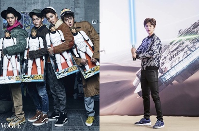 Promosi 'Star Wars: The Force Awakens' EXO dan Luhan Jadi Perhatian Dunia
