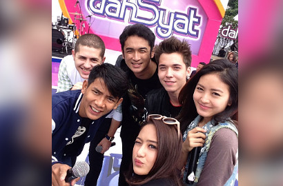 Manjanya Natasha Wilona ke Steven William Saat di 'Dahsyat'