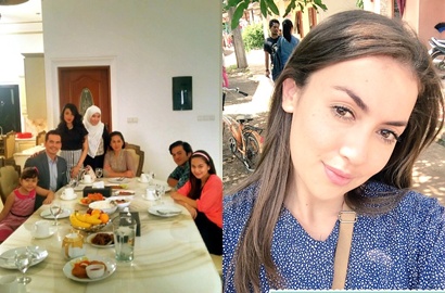 Bintangi 'Elif' Indonesia, Rianti Cartwright Pamer Foto Saat Syuting