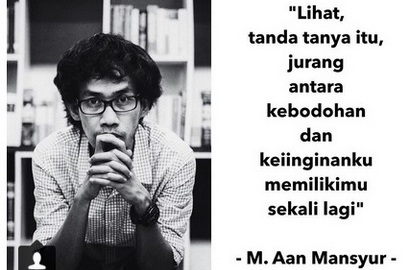 Aan Mansyur Mendadak Tenar Karena Dian Sastro dan Puisi 'AADC 2'