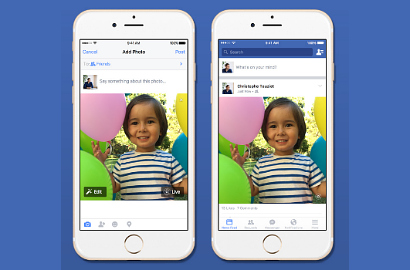 Asyik, Facebook Kini Punya Fitur 'Live Photo' untuk iOS