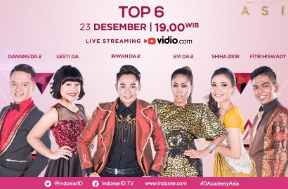 Indonesia Dominasi Babak 6 Besar 'D'Academy Asia', Fans Malah Pasrah