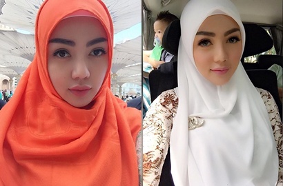 Posting Foto Bercadar Saat Umroh, Bella Shofie Malah Disebut ISIS Oleh Netter