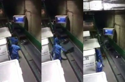 Terungkap Video Pegawai Bandara Lempar Koper Seenaknya Hingga Rusak