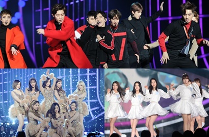 SNSD, EXO Hingga G-Friend cs Sukses Gebrak Panggung Gayo Daejun 2015