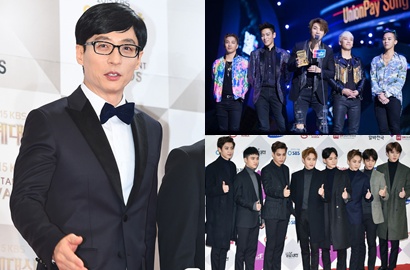 EXO, Big Bang, Yoo Jae Suk Cs Masuk 10 Besar Pop Culture Leaders 2015