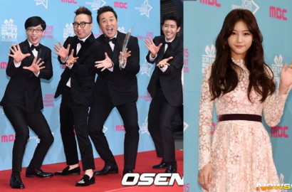 Intip Gaya Geng 'Infinity Challenge', Kim Sae Ron Cs di Red Carpet MBC Ent Awards