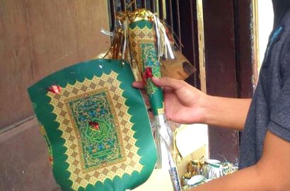 Polisi Amankan Pembuat Terompet Sampul Al Quran di Kupang