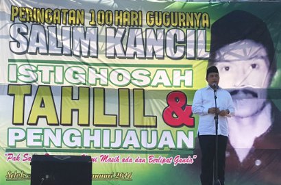 Peringati 100 Hari Meninggalnya Salim Kancil, Ini Pesan Menteri Marwan Jafar