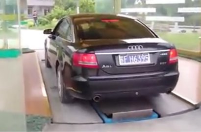 Super Canggih, Begini Penampakan Parkir Mobil Bawah Tanah di Tiongkok
