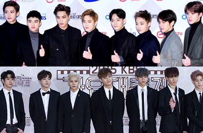 Kostum Heboh GOT7 dan EXO Jadi Favorit di 'Music Bank' Sepanjang 2015