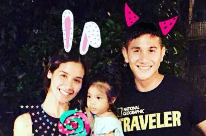 Serunya Gaya Gokil Vino Bastian dan Anak Rayakan Ultah Marsha Timothy