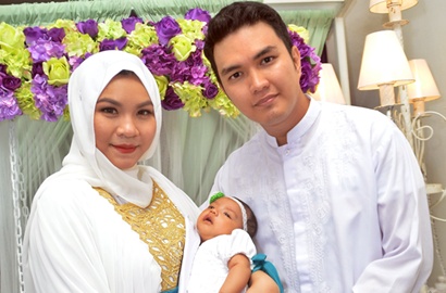 Dadakan, Aldi Taher Gelar Akikah Anak Pertama