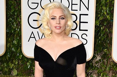 Tampil Retro, Lady GaGa Super Cantik di Golden Globe Awards 2016